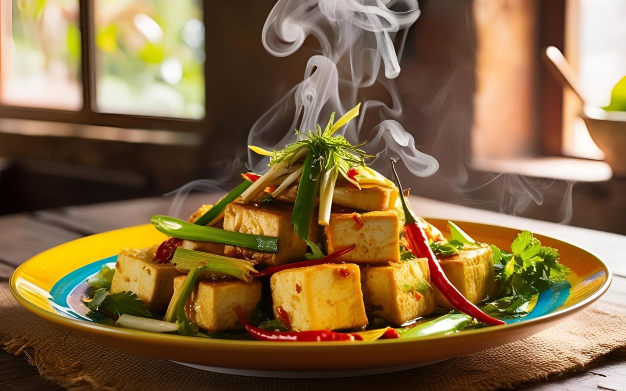 Đậu Hũ Xào Sả Ớt: Món Ăn Cay Nồng Hấp Dẫn Từ Đồ Chay
