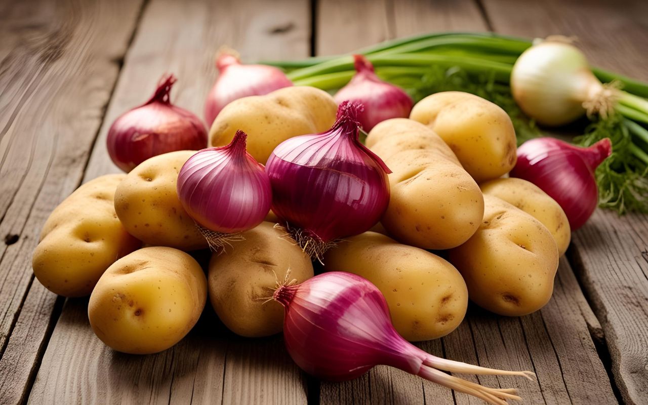 Khoai tây xào hành tây thơm ngon, hấp dẫn