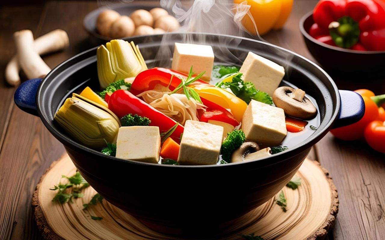 Lẩu Atiso Chay Bổ Dưỡng và Thanh Nhiệt