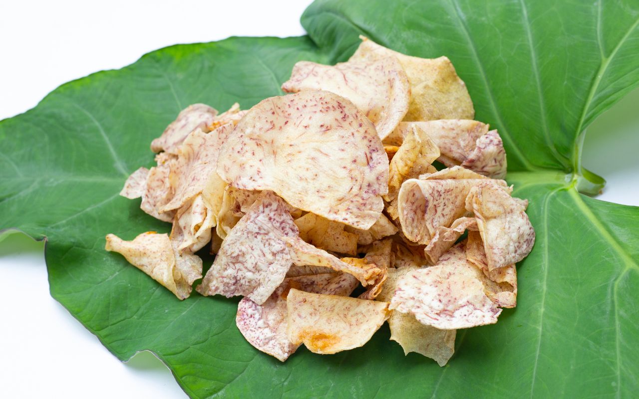 Bánh khoai môn chiên giòn, thơm ngon