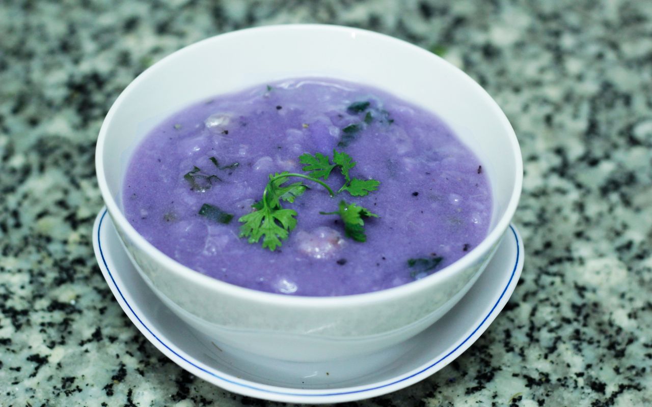 Canh Khoai Mỡ Tím Thơm Ngon, Bổ Dưỡng