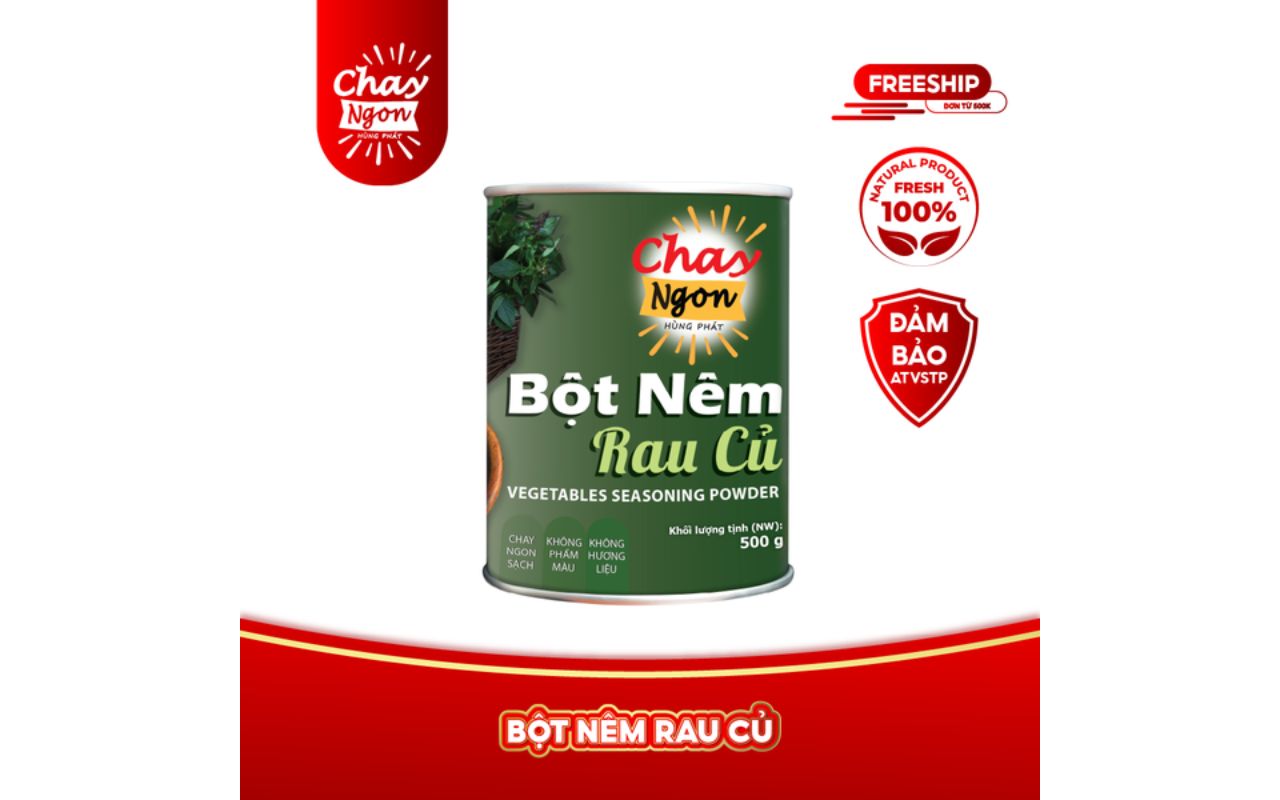 CÁCH LÀM BỘT NÊM CHAY TỪ RAU CỦ ĐƠN GIẢN