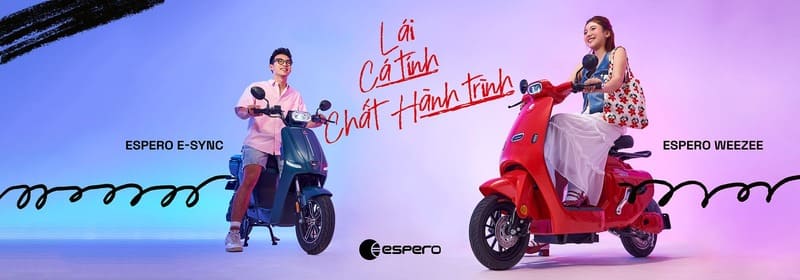 xe máy điện Detech Espero