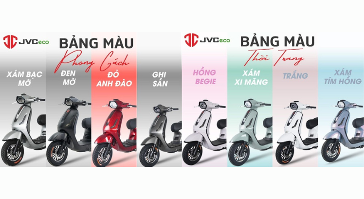 BẢNG MÀU JVC V6
