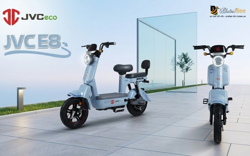 JVC E8 - Xe đạp điện nhỏ gọn và dễ đi cho học sinh cấp 2
