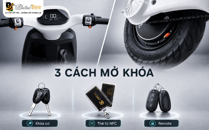 Màn hình LED, hệ thống lốp và bộ mở khóa xe