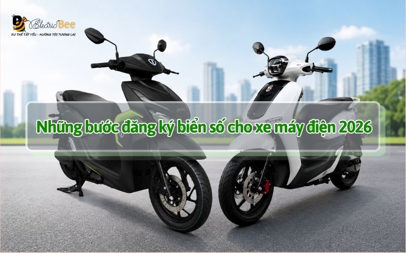 Hướng dẫn các bước đăng ký biển số cho xe máy điện