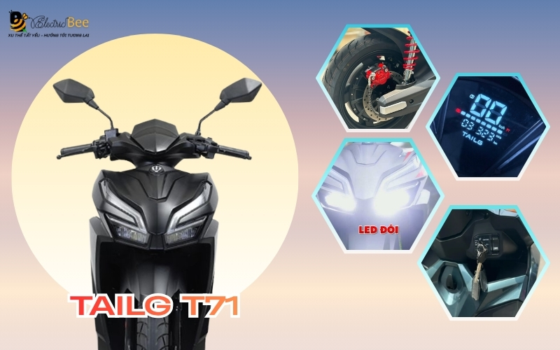 xe điện Vario TailG T71 có nhiều tính năng nổi bật