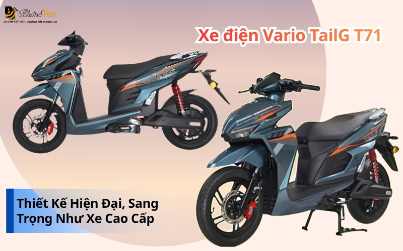 Xe điện Vario TailG T71 Thiết Kế Hiện Đại, Sang Trọng Như Xe Cao Cấp