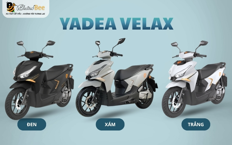 Xe điện YADEA VELAX bảng màu đa dạng
