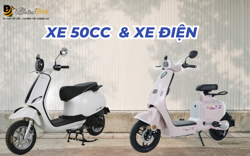 Xe 50cc có tốn xăng hơn xe điện không?