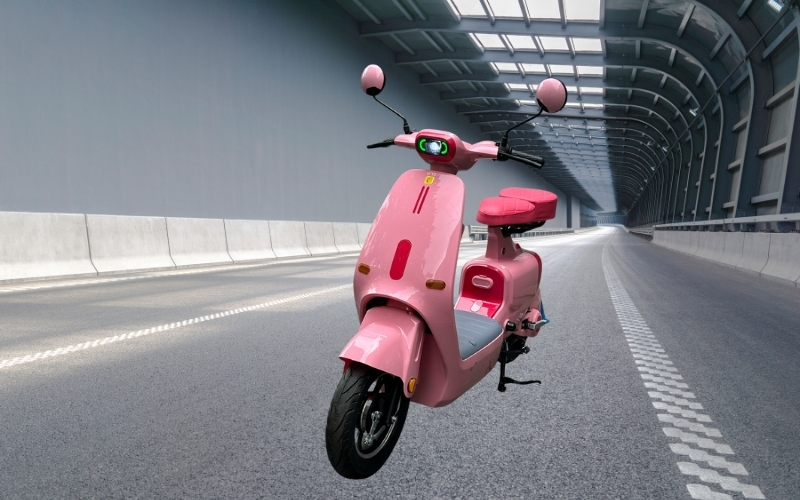 Xe đạp điện HOTGIRL K1 có thiết kế gọn gàng