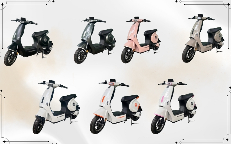 Weezee Plus 2 có thiết kế hiện đại, màu sắc đa dạng