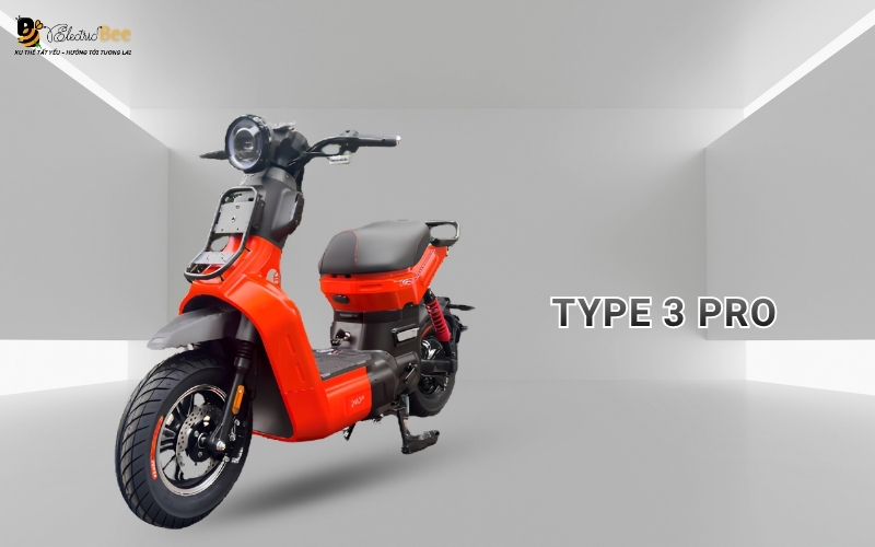 Xe điện thời trang TYPE 3 Pro nhỏ gọn dành cho học sinh cấp 2