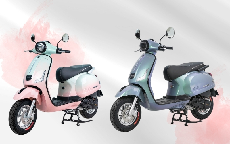 Xe ga Vespa 50cc có động cơ mạnh mẽ, tiện ích thông minh