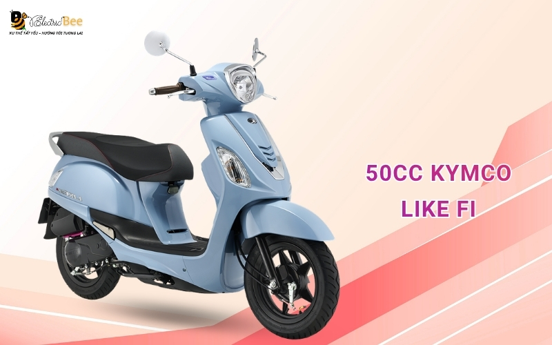 Xe máy ga 50cc cho học sinh nữ Kymco Like FI nổ máy êm