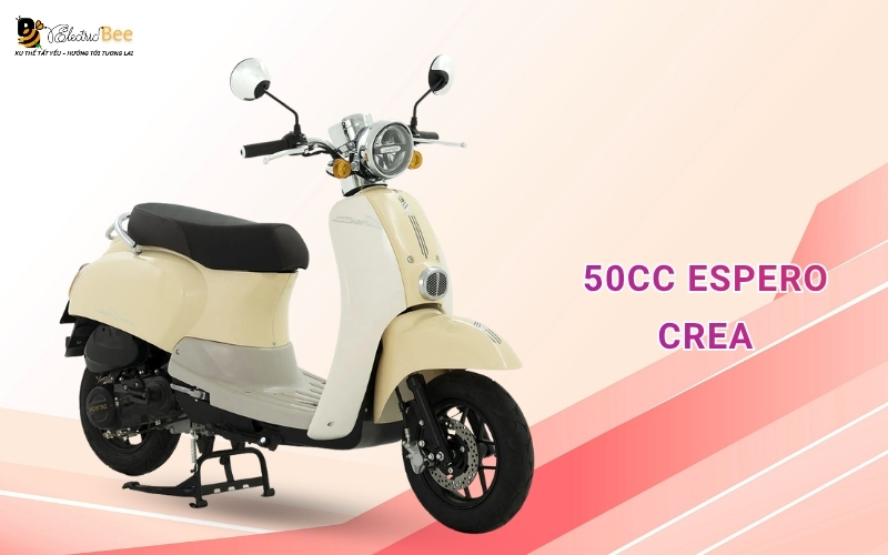 Xe máy ga 50cc dành cho học sinh nữ Espero Crea nhẹ gọn