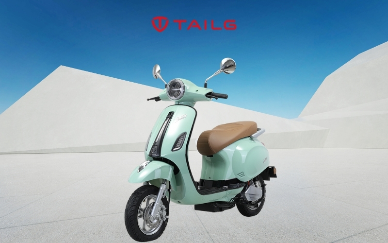 Xe máy điện của TailG chú trọng vào các tính năng hiện đại