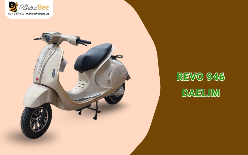 Xe máy điện REVO 946 Daelim tiết kiệm điện năng