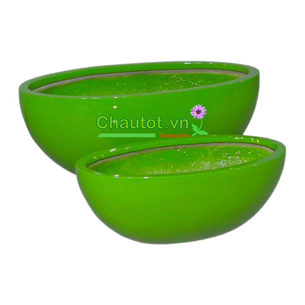 Chậu Composite tròn Ovan BAOBINH – CT2046