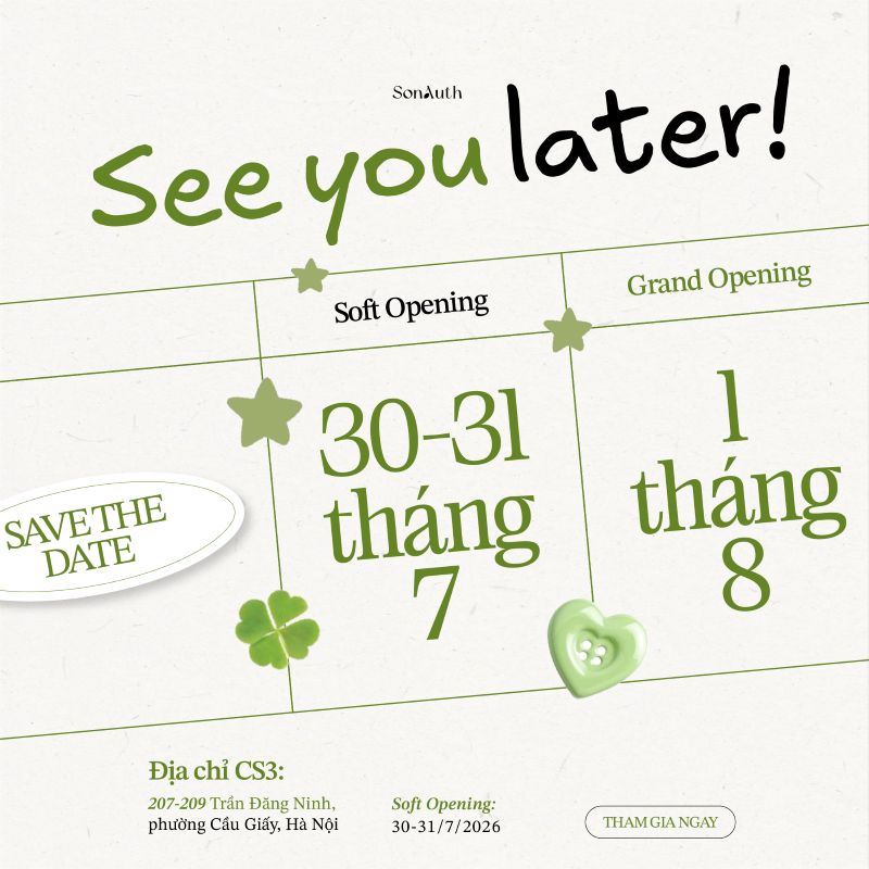 Soft Opening SonAuth Trần Đăng Ninh