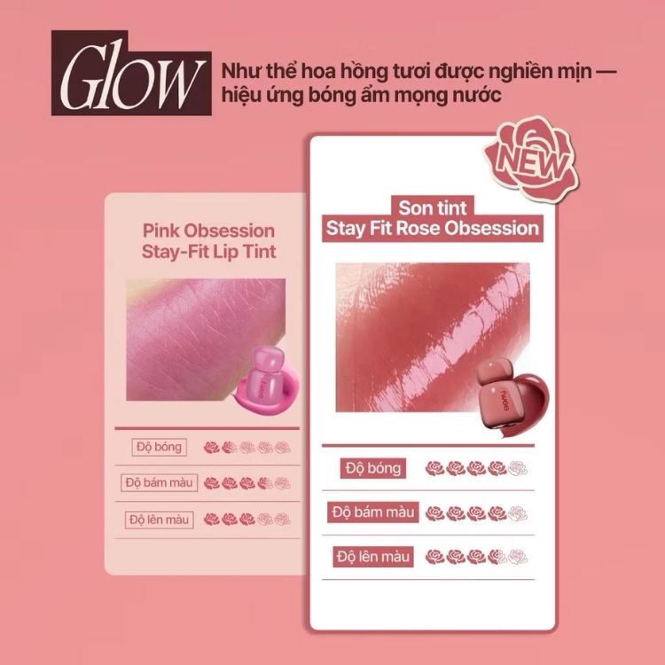 Fwee Rose Obsession Stay-Fit Lip Tint