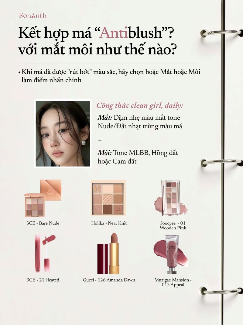 Xu hướng trang điểm Antiblush