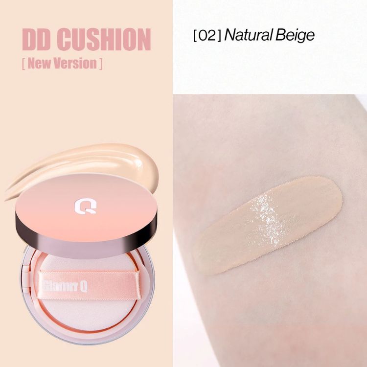 Glamrr Q Long Wear DD Cushion - 02 Natural Beige