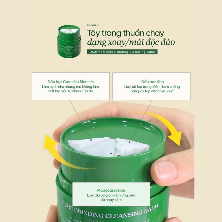Sáp tẩy trang Dr.Althea Pure Grinding Cleansing Balm