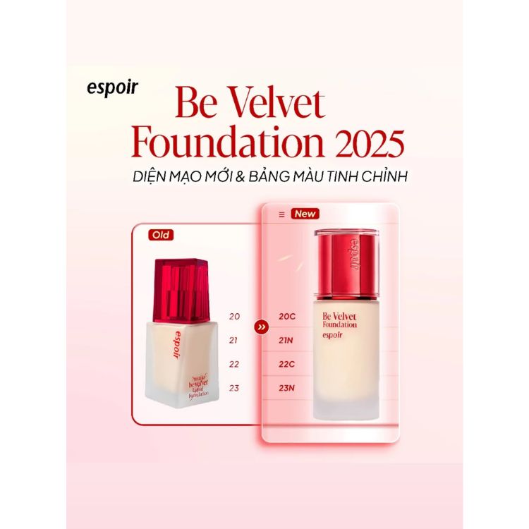 Kem Nền Mịn Lì Espoir Be Velvet Foundation