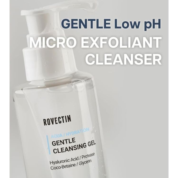 Gel Rửa Mặt Dưỡng Ẩm Rovectin Aqua Gentle Cleansing Gel