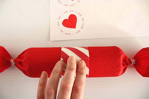 Cách gói quà noel hình viên kẹo giáng sinh