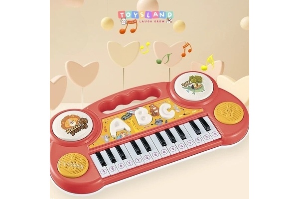 Đàn piano pin nhạc đèn ABC Baby Piano Drum của Toysland