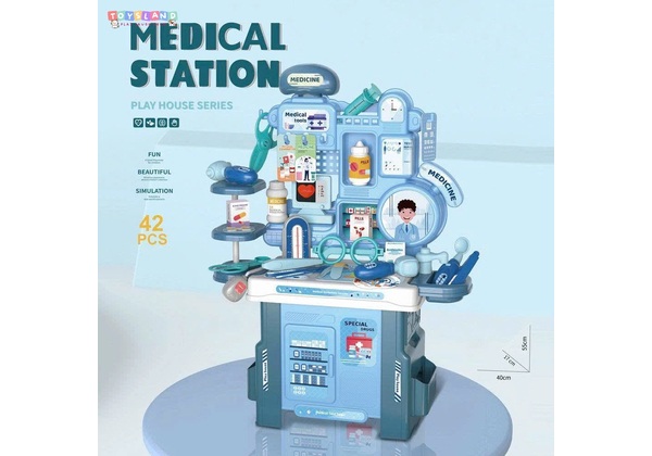 Nhập vai bác sĩ với Hộp kệ bác sĩ 42 miếng Toysland luôn là trò chơi yêu thích của các bé