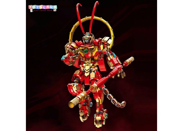 Hộp logo ráp mô hình Chinoiserie Mecha 1393 miếng Toysland