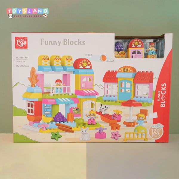 Đồ chơi lắp ráp khối lớn là một gợi ý quà giáng sinh vì không quá khó với bé dưới 5 tuổi