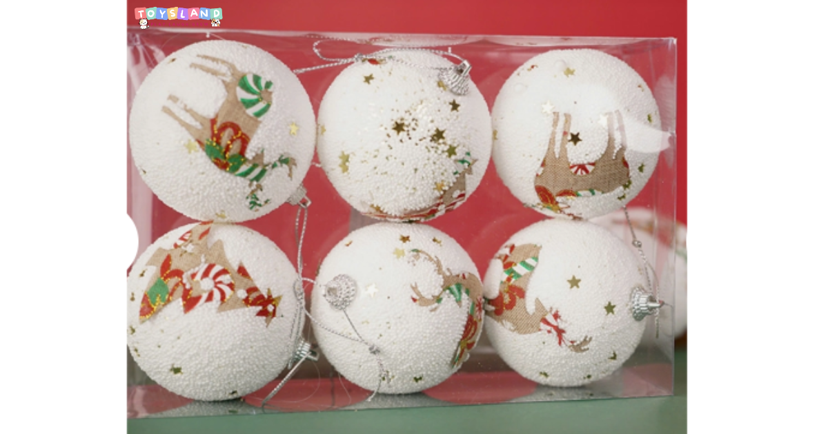 trái châu trang trí noel hình tuần lộc