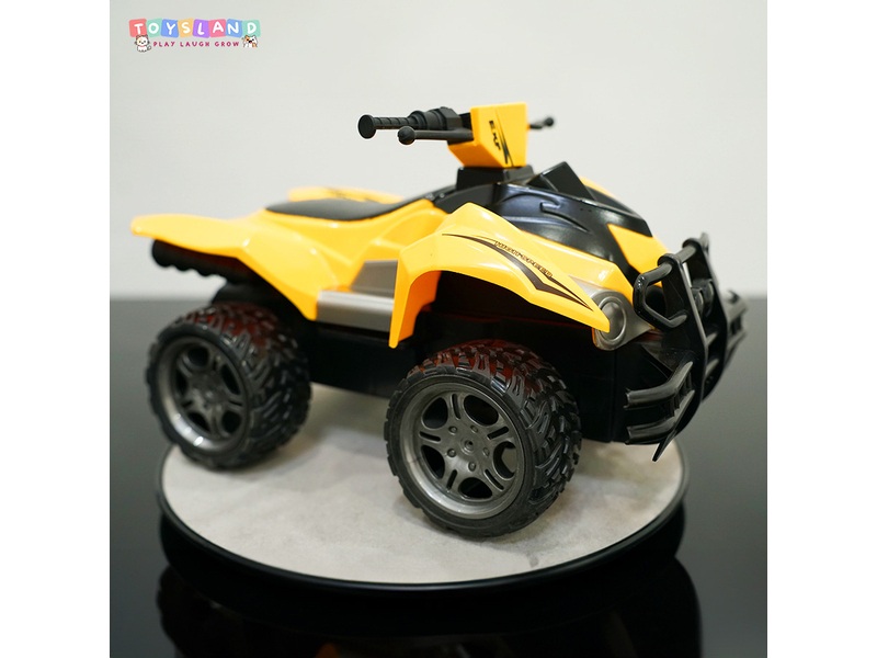 Hộp xe moto bánh lớn điều khiển 7 động tác, có sạc, vô lăng, bàn đạp Toysland