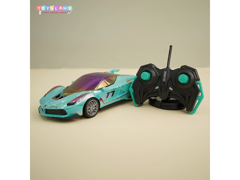 Hộp xe đua điều khiển 7 động tác, có sạc, đèn led 3d độc đáo tại Toysland