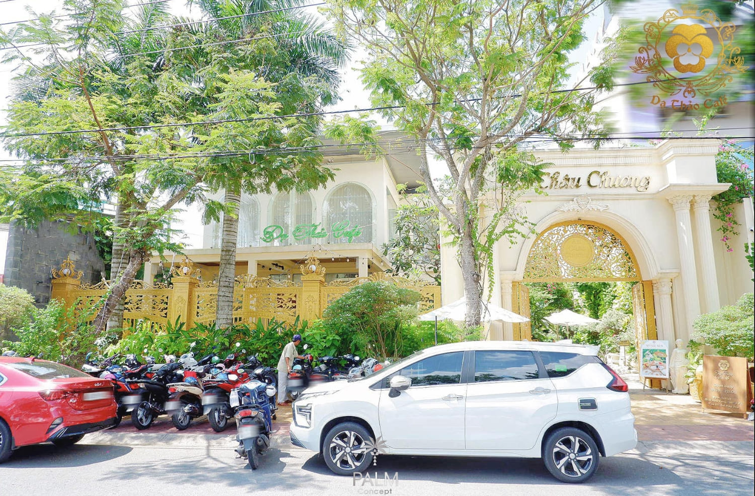 Thiết kế quán cafe "hút khách" với phong cách Địa Trung Hải - Dạ Thảo Cafe