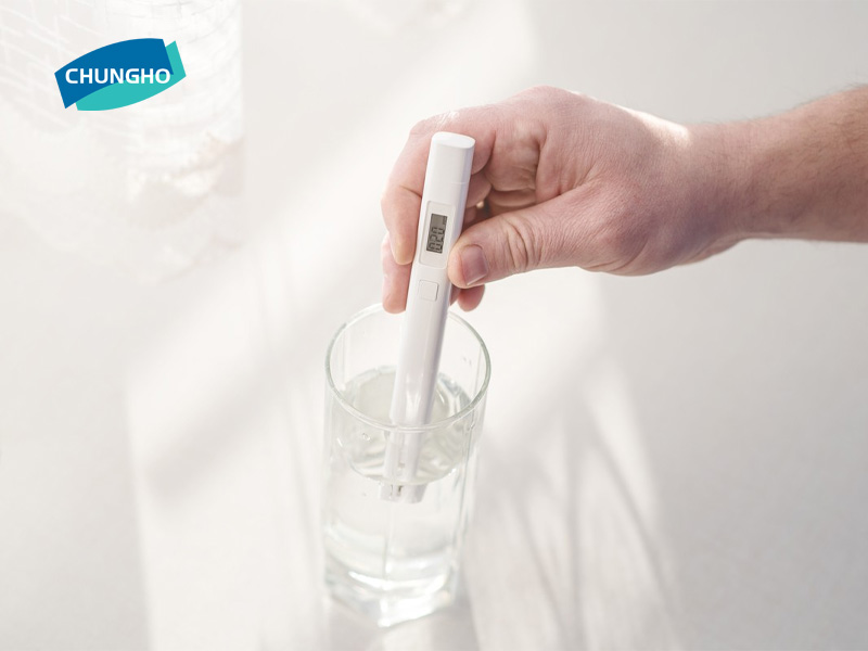 Minh họa chỉ số TDS - Tổng chất rắn hòa tan trong nước