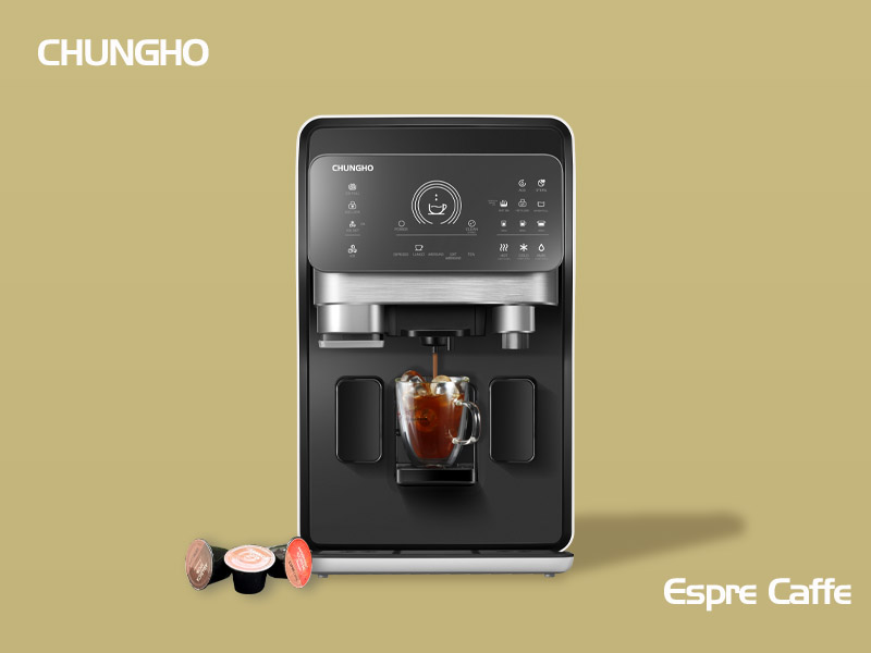 Máy lọc nước ChungHo đa chức năng: làm đá, pha cà phê, nước soda, nóng, lạnh