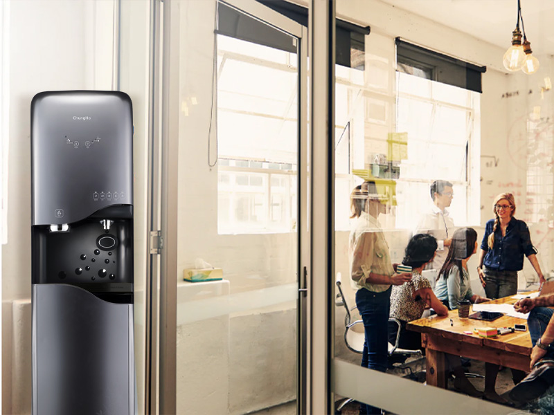 Máy lọc nước làm đá ChungHo New 700 ICE - Tích hợp làm đá, nước nóng lạnh, cho văn phòng