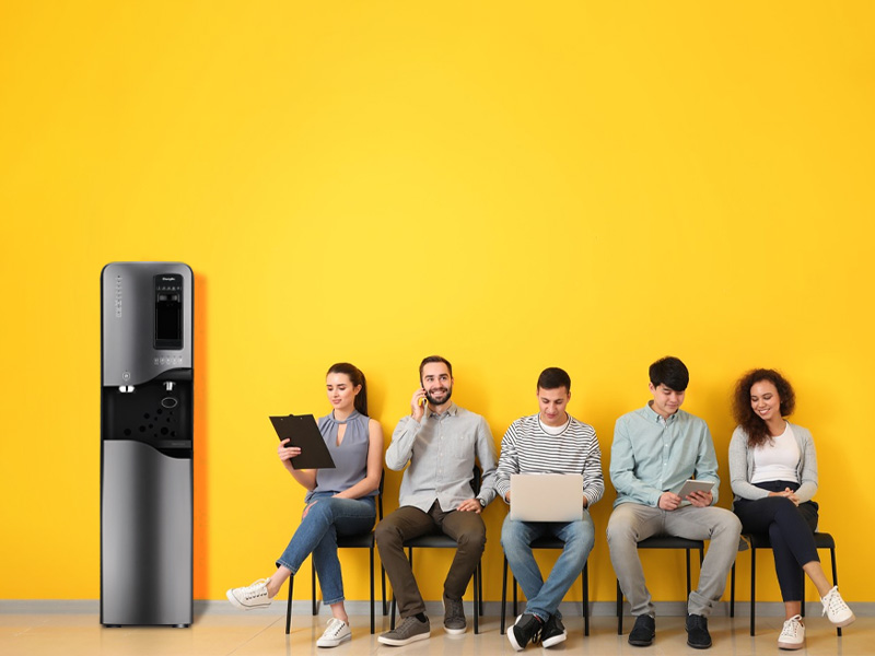 Máy lọc nước pha cà phê ChungHo Whi Caffe New 700 - Tích hợp pha cà phê, nước nóng lạnh, cho văn phòng