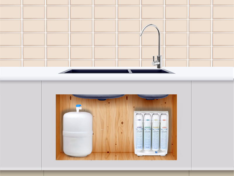 Máy lọc nước tủ bếp ChungHo M9 Undersink - Thiết kế âm tủ, tiết kiệm diện tích, công nghệ RO