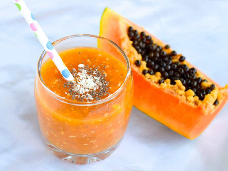 Đu đủ không chỉ là trái cây thơm ngon mà còn là "thần dược" cho làn da nhờ chứa beta-carotene, vitamin A, C, E và enzyme papain