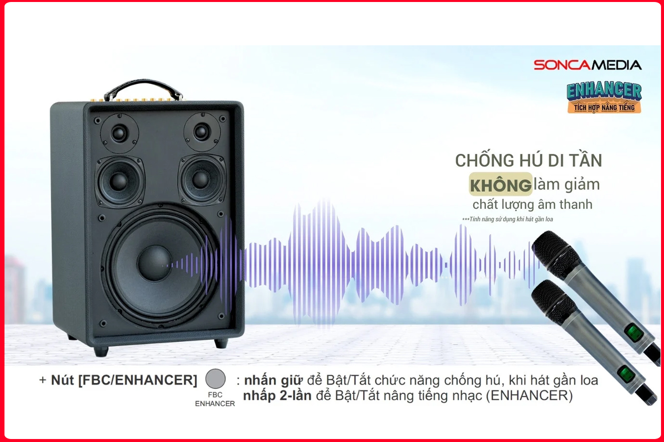 Loa ACNOS HIGH FIDELITY PRO - Chống Hú Di Tần