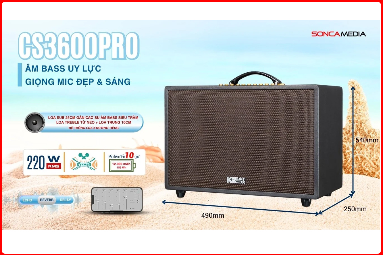 Loa Karaoke ACNOS CS3600PRO