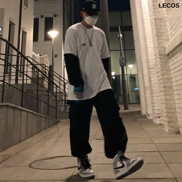 Phối giày Jordan cổ cao nam với quần Jogger