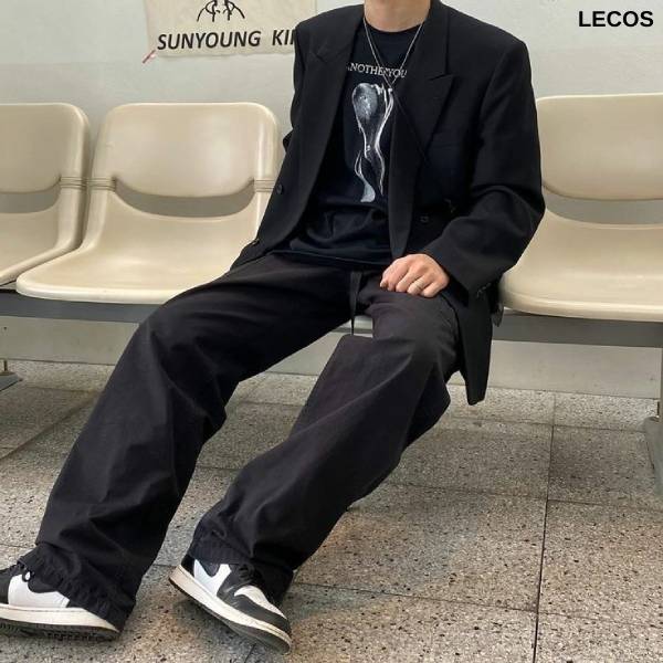 Phối giày Jordan cổ thấp nam với blazer